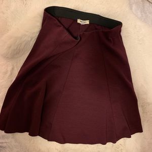 Barely Worn Maroon Brandy Melville Skirt